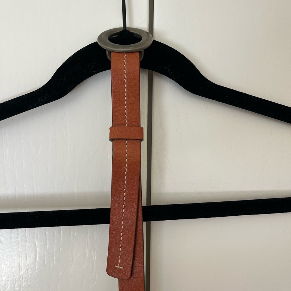 Brown Vegan Leather Belt